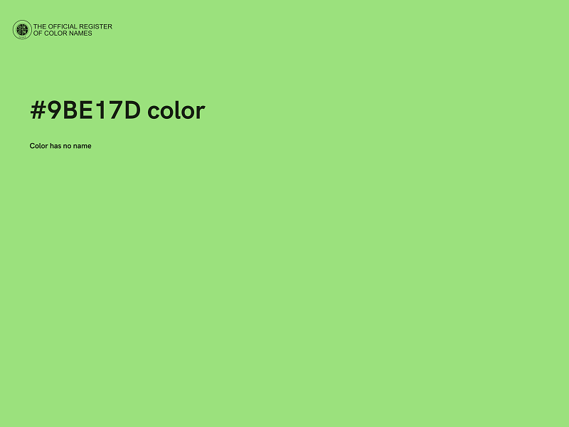 #9BE17D color image