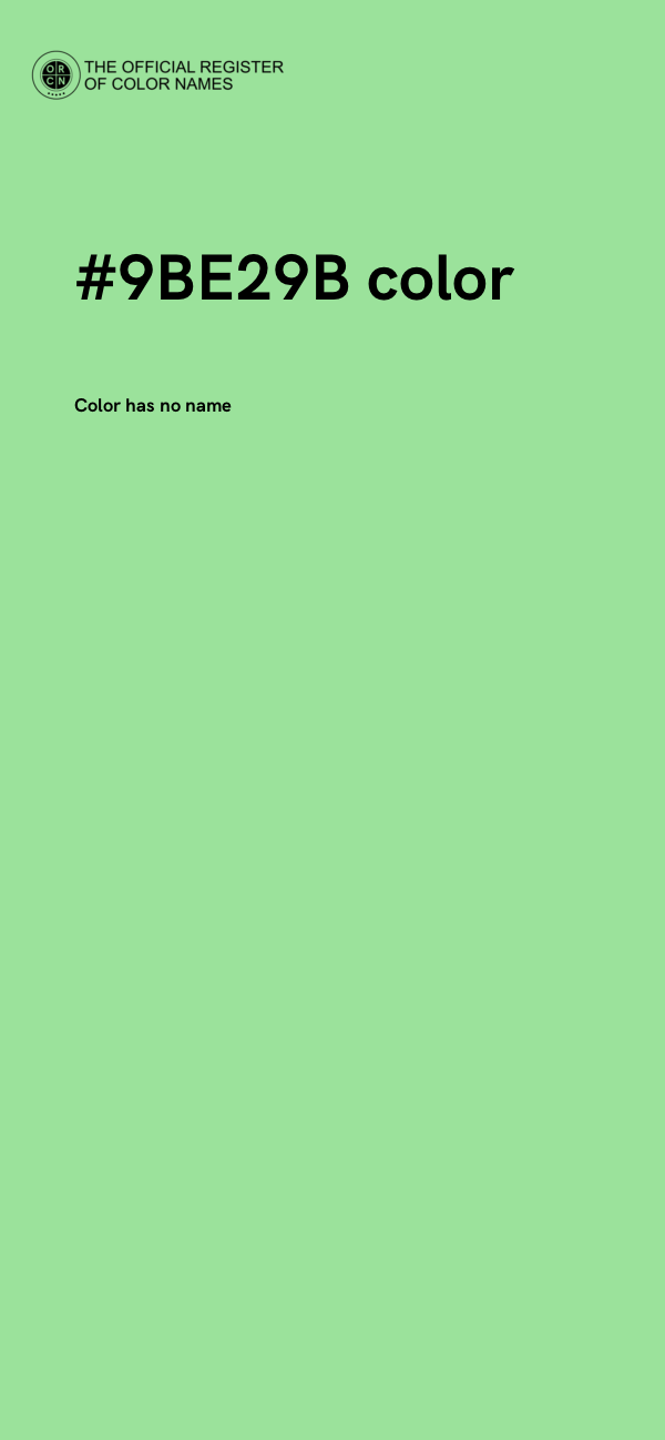 #9BE29B color image