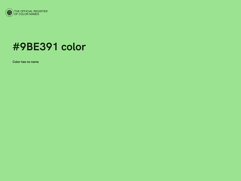 #9BE391 color image