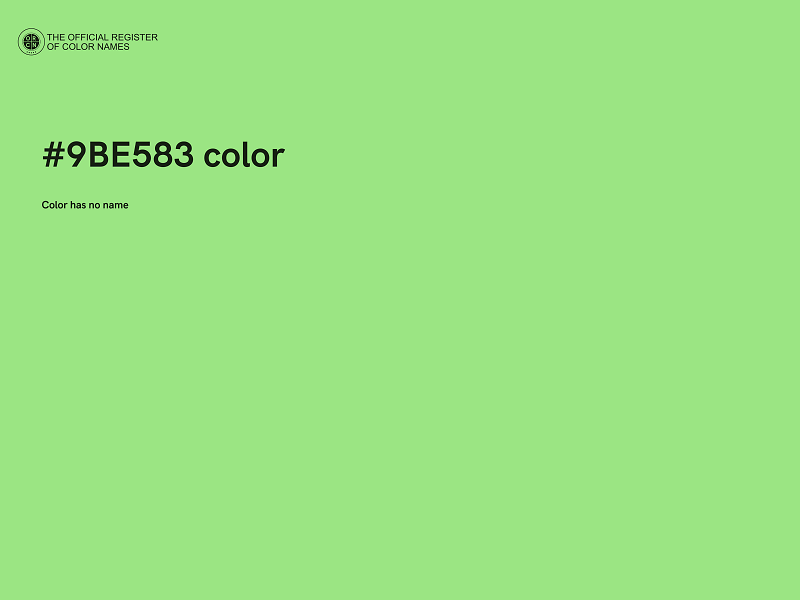 #9BE583 color image