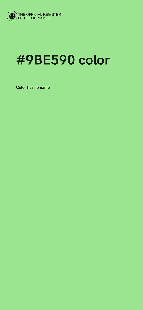 #9BE590 color image