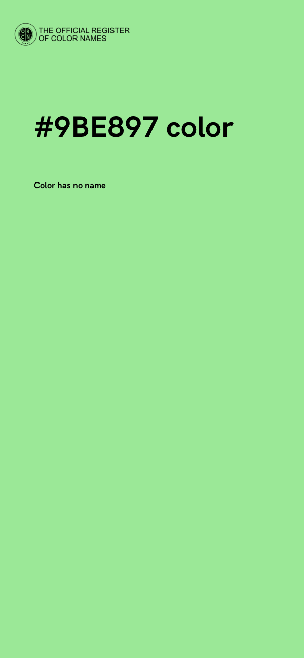 #9BE897 color image