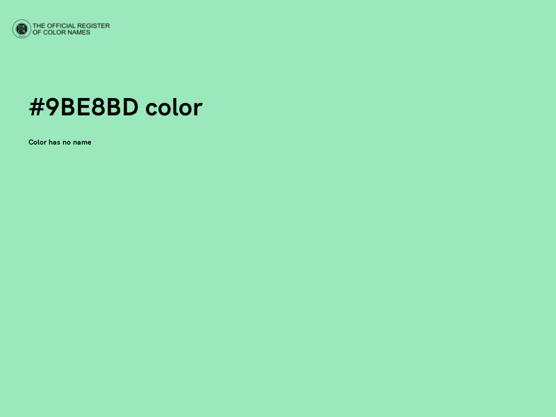#9BE8BD color image