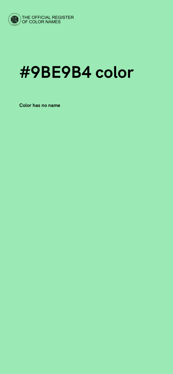#9BE9B4 color image