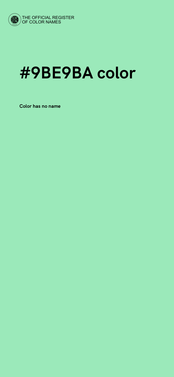 #9BE9BA color image