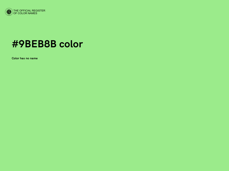 #9BEB8B color image