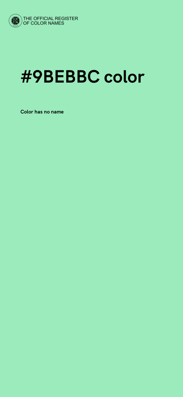 #9BEBBC color image