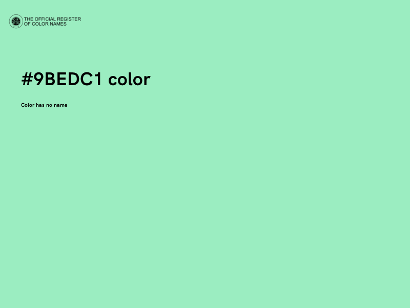 #9BEDC1 color image
