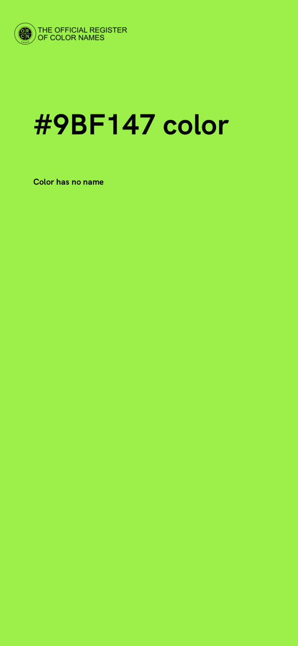 #9BF147 color image