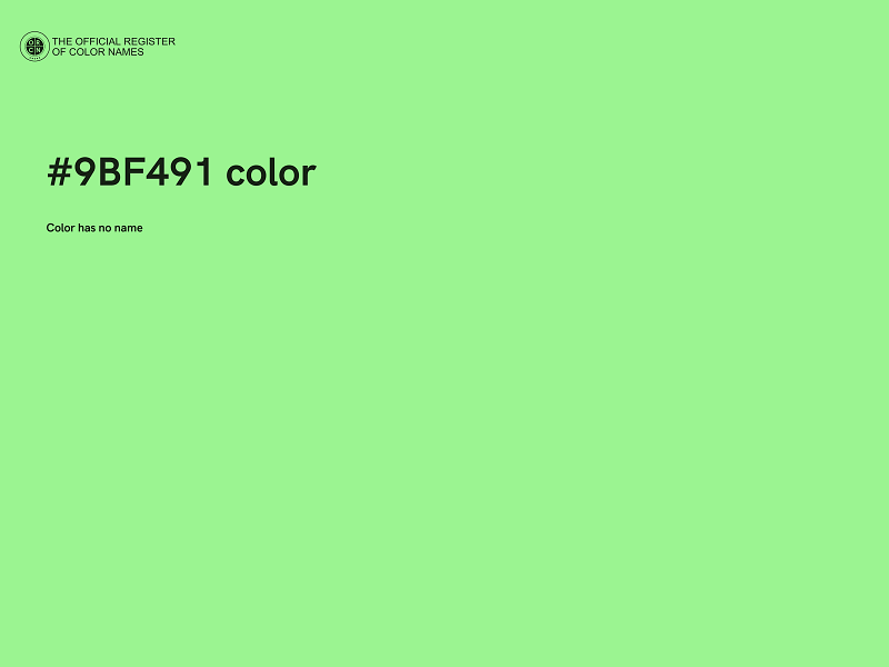 #9BF491 color image