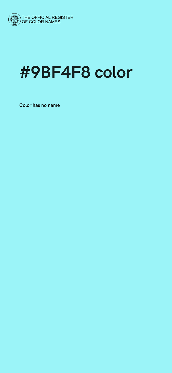 #9BF4F8 color image