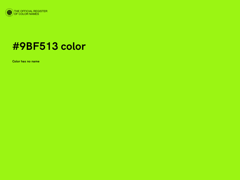 #9BF513 color image