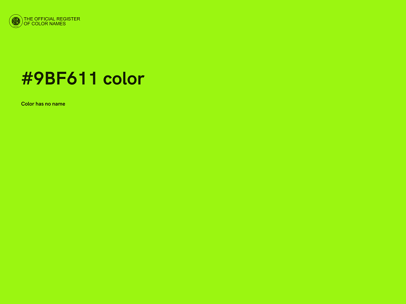 #9BF611 color image