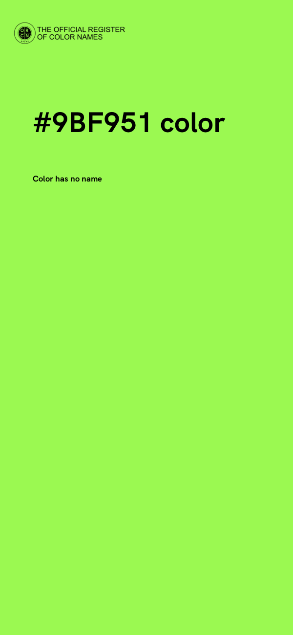 #9BF951 color image
