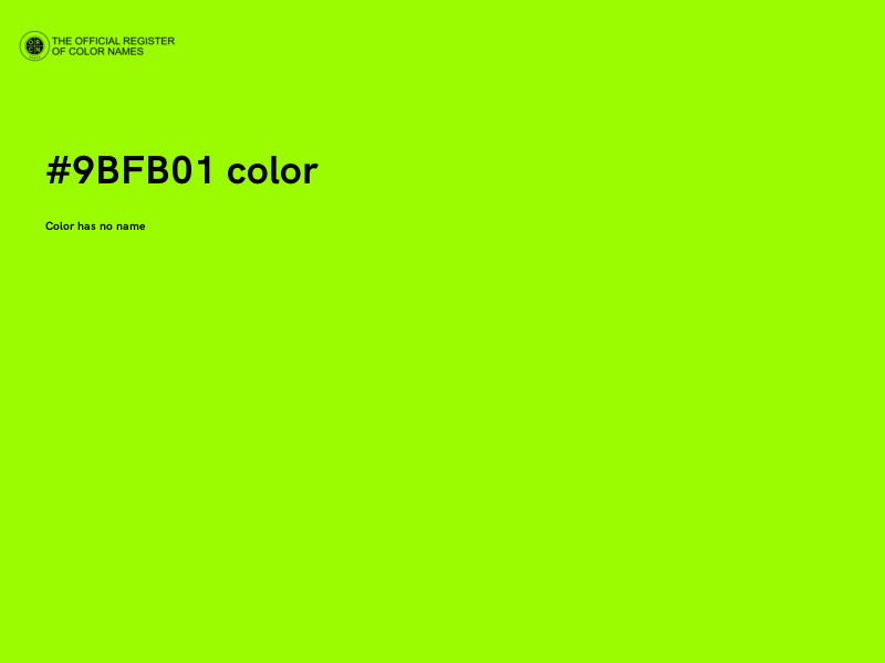 #9BFB01 color image