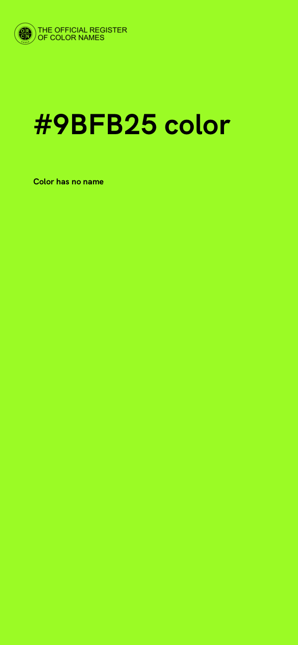 #9BFB25 color image