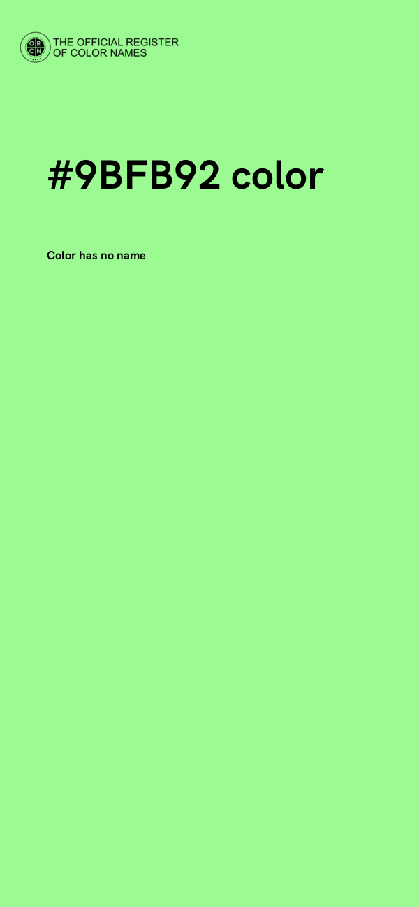 #9BFB92 color image