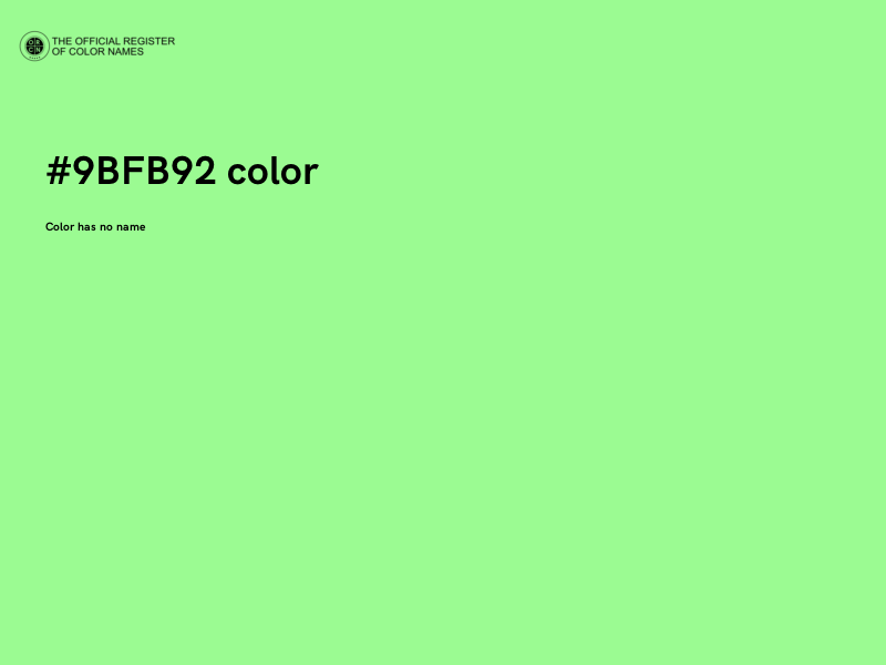 #9BFB92 color image