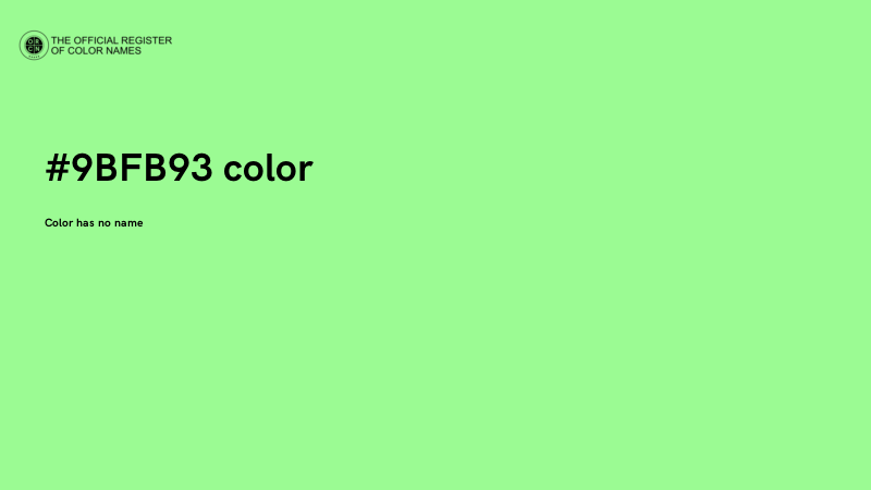 #9BFB93 color image