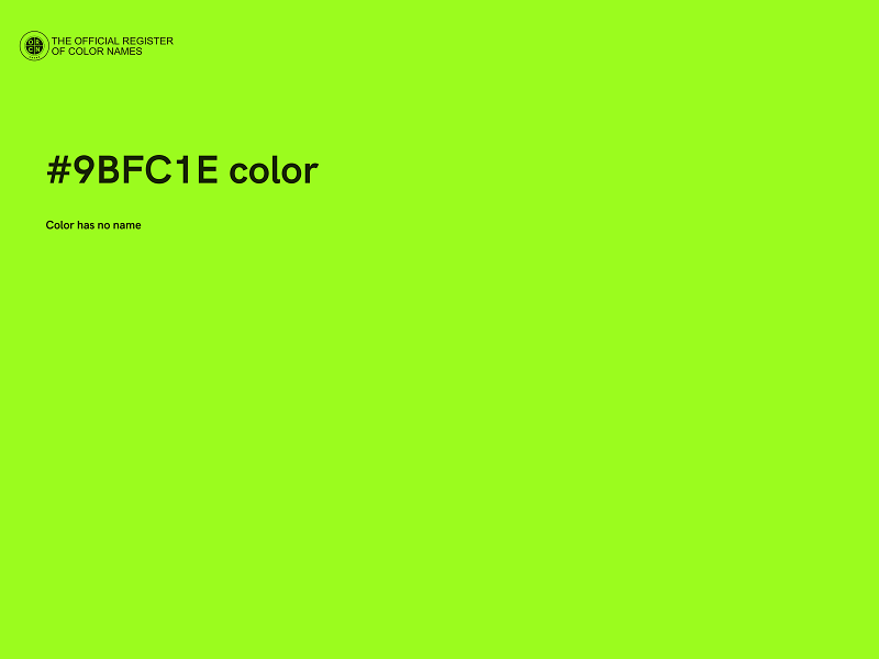 #9BFC1E color image