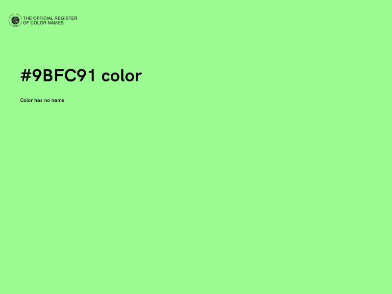 #9BFC91 color image