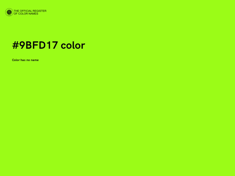 #9BFD17 color image