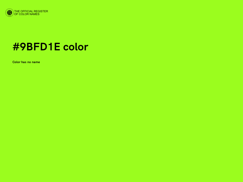 #9BFD1E color image