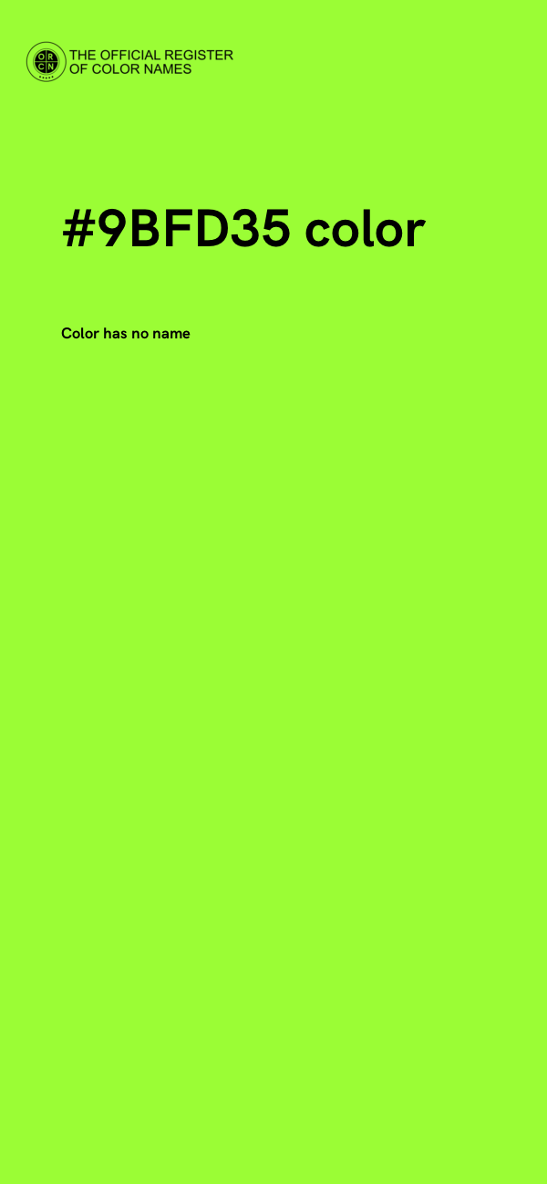 #9BFD35 color image