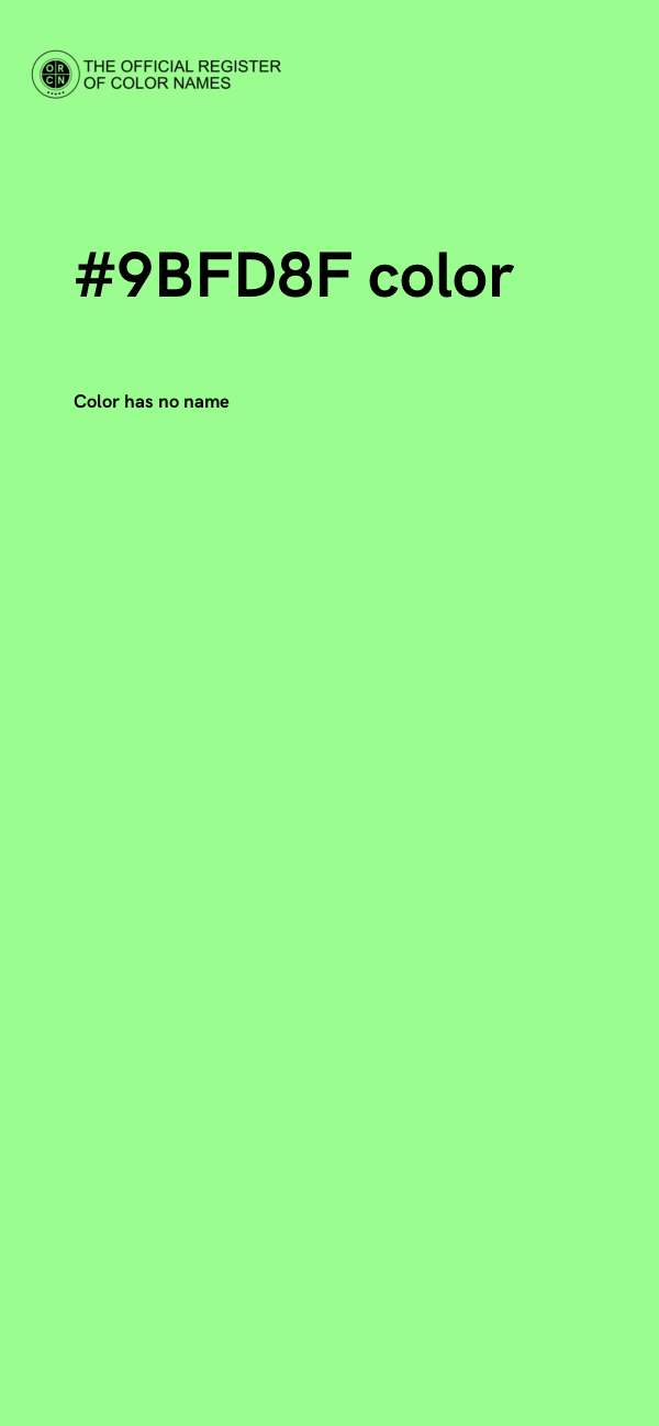 #9BFD8F color image