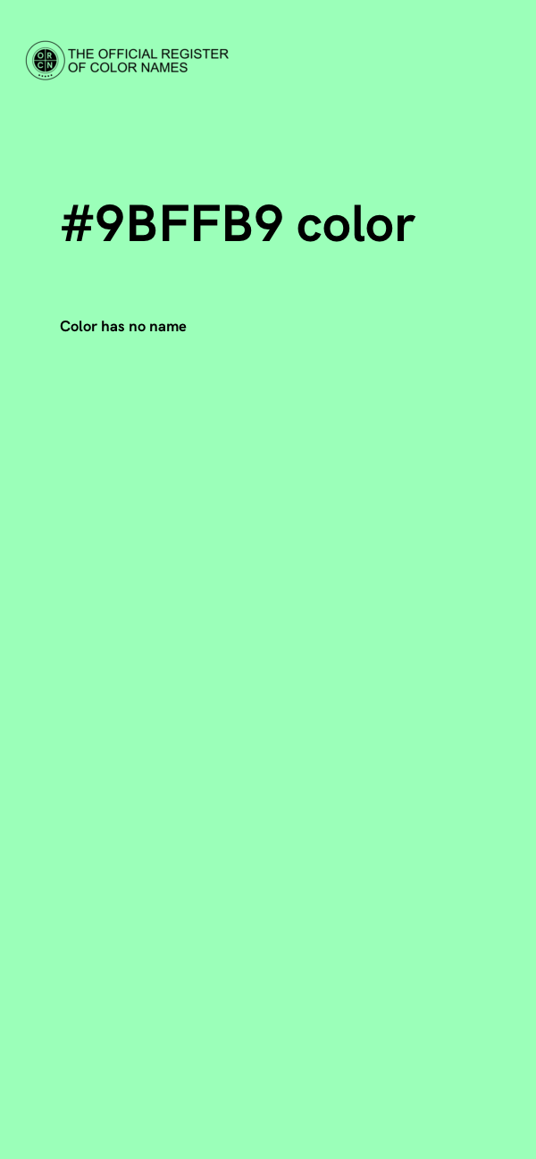 #9BFFB9 color image