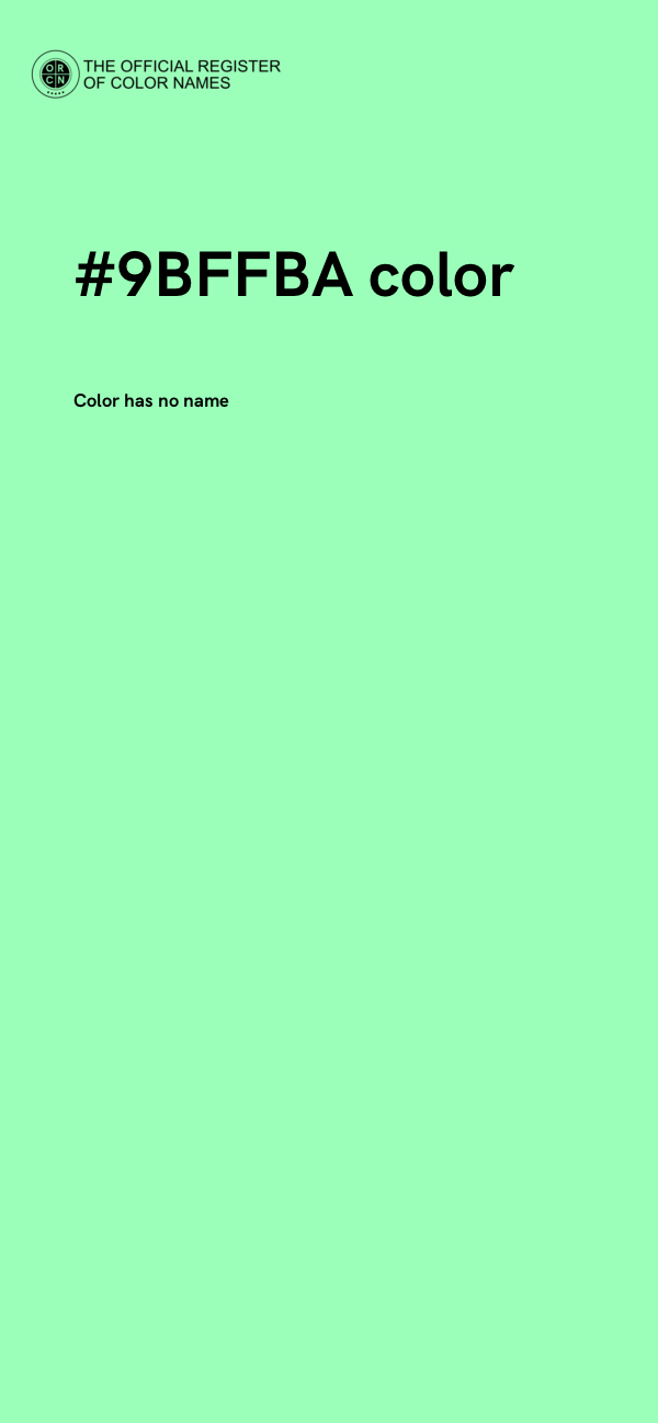 #9BFFBA color image