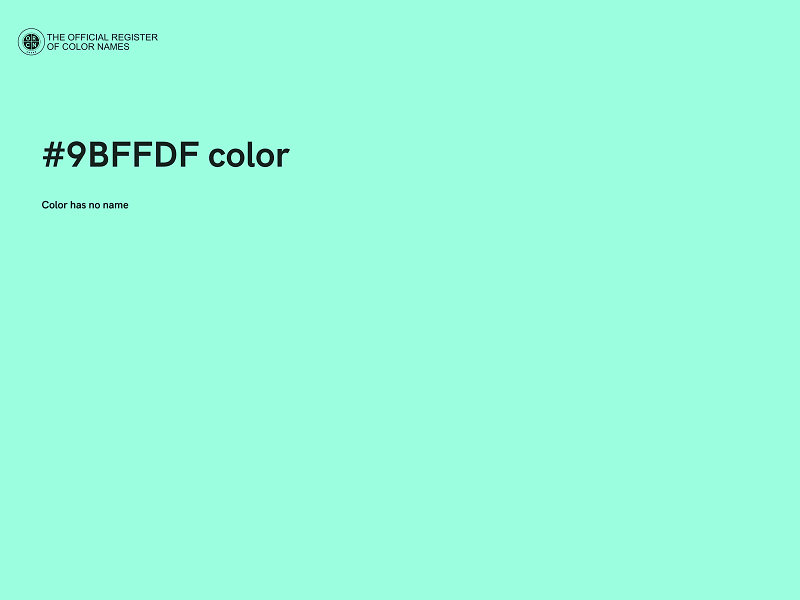 #9BFFDF color image