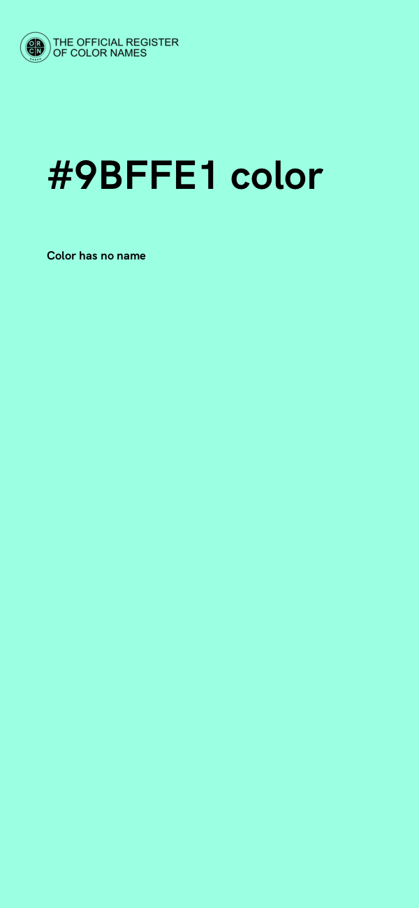#9BFFE1 color image