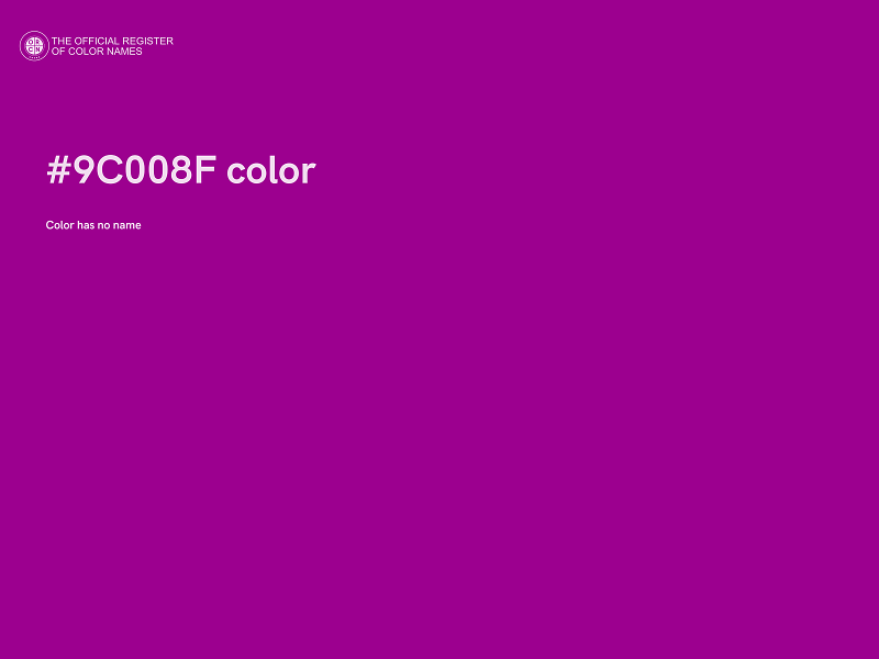 #9C008F color image