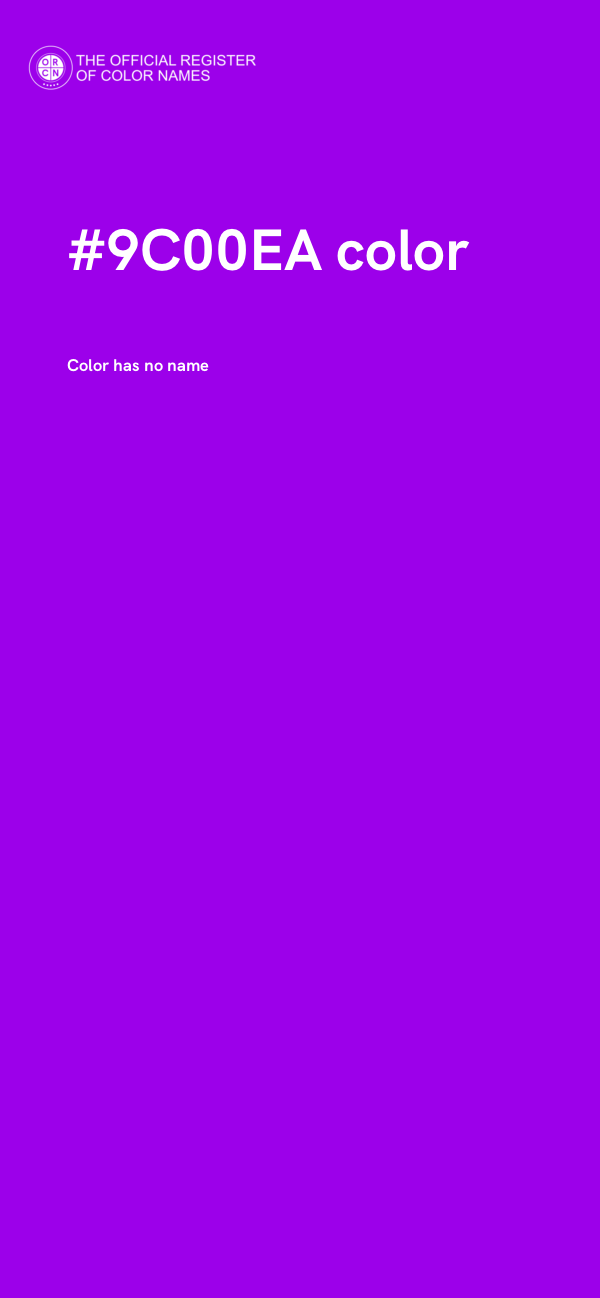 #9C00EA color image