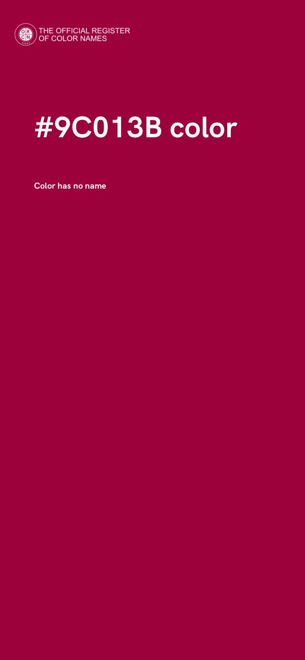 #9C013B color image
