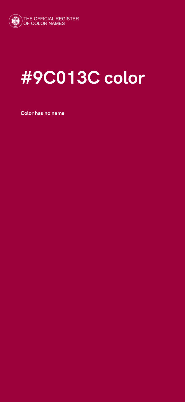 #9C013C color image