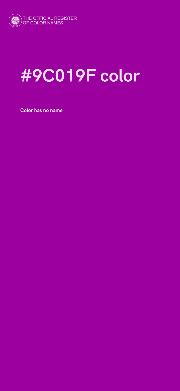 #9C019F color image