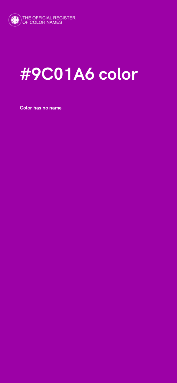 #9C01A6 color image