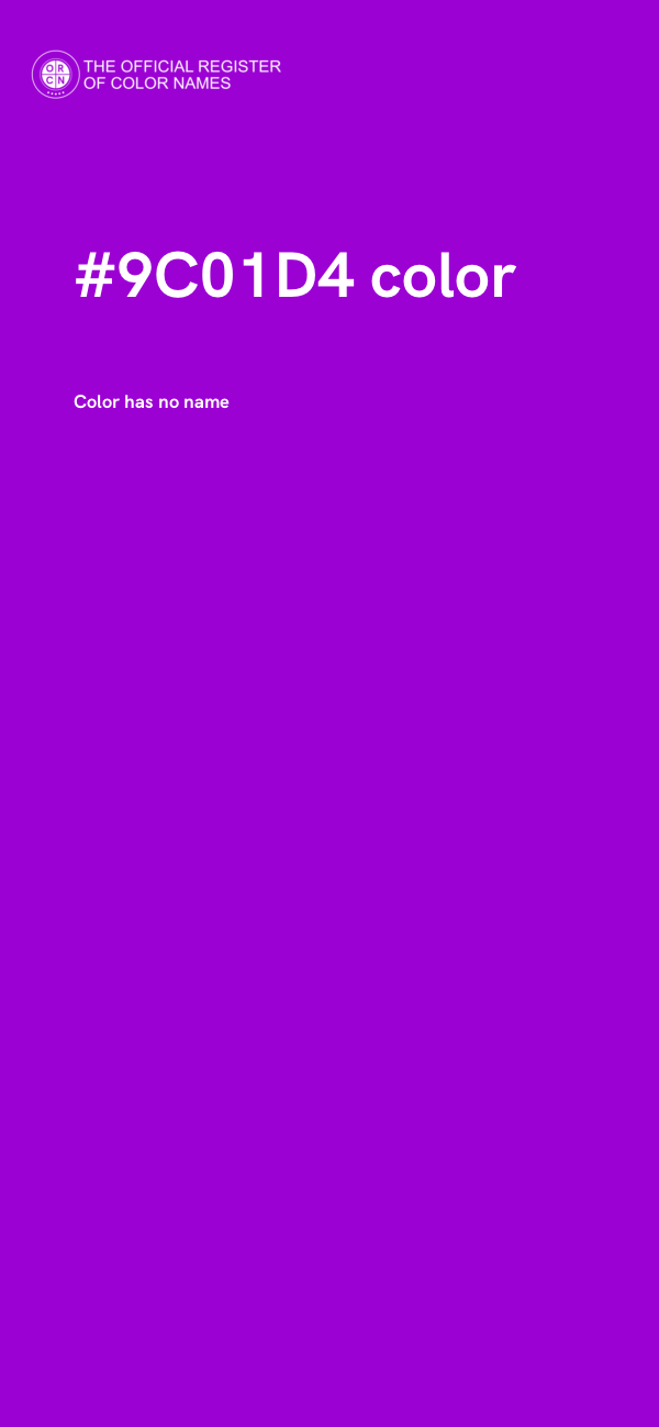 #9C01D4 color image