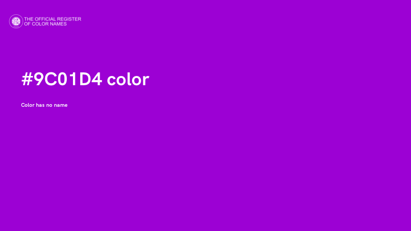 #9C01D4 color image