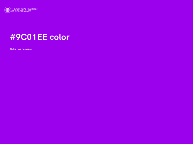 #9C01EE color image