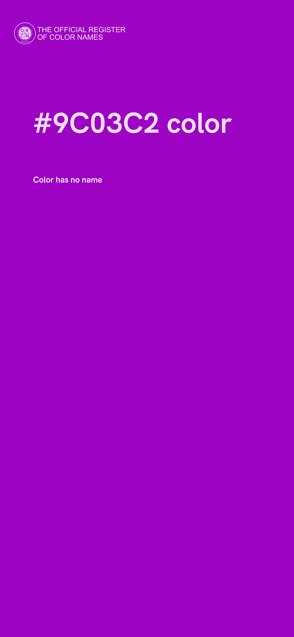 #9C03C2 color image