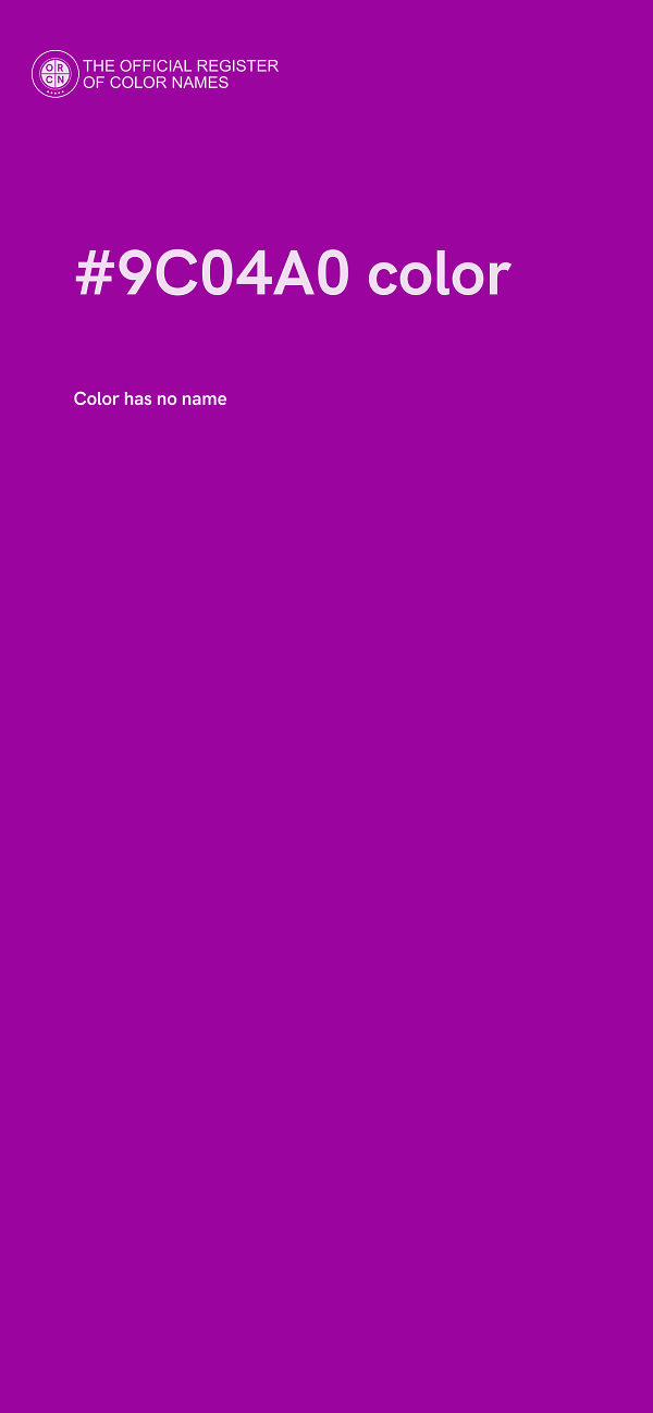 #9C04A0 color image