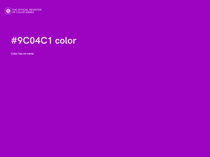 #9C04C1 color image