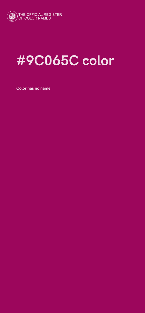 #9C065C color image