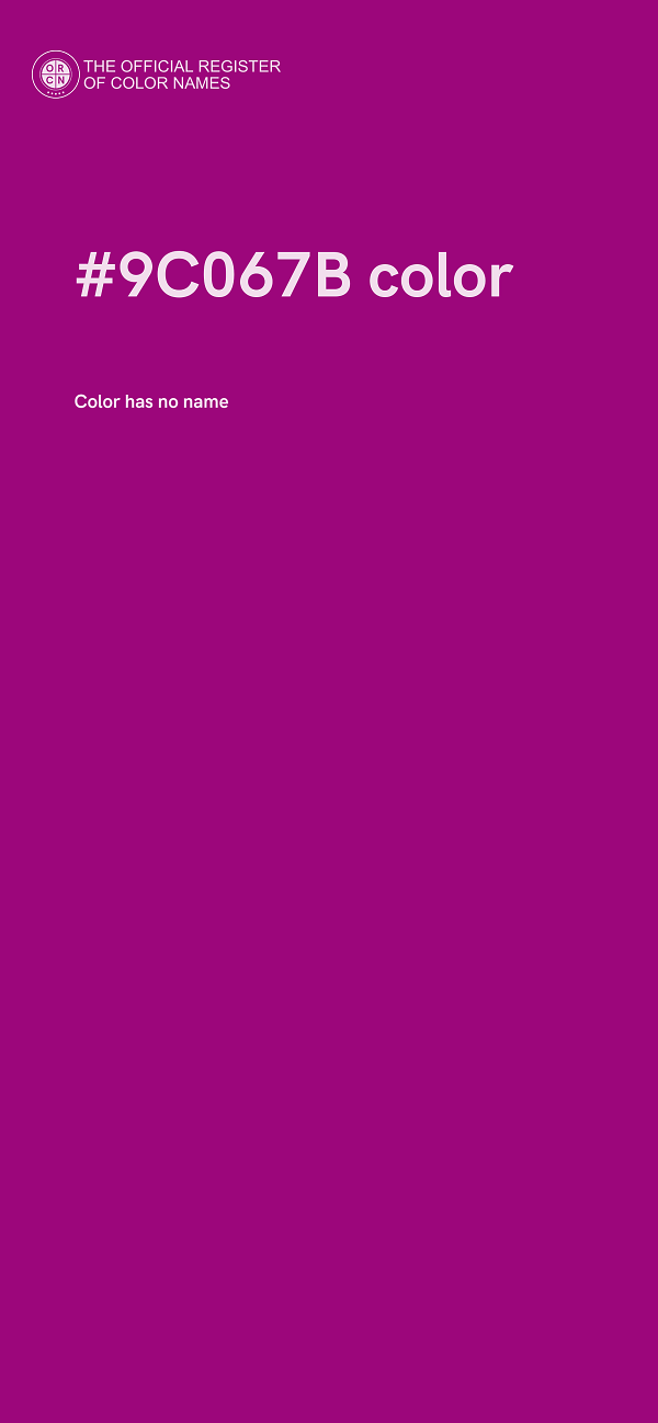#9C067B color image