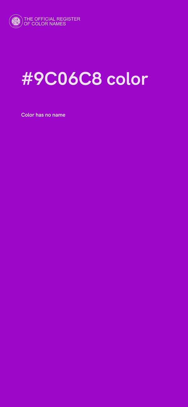 #9C06C8 color image