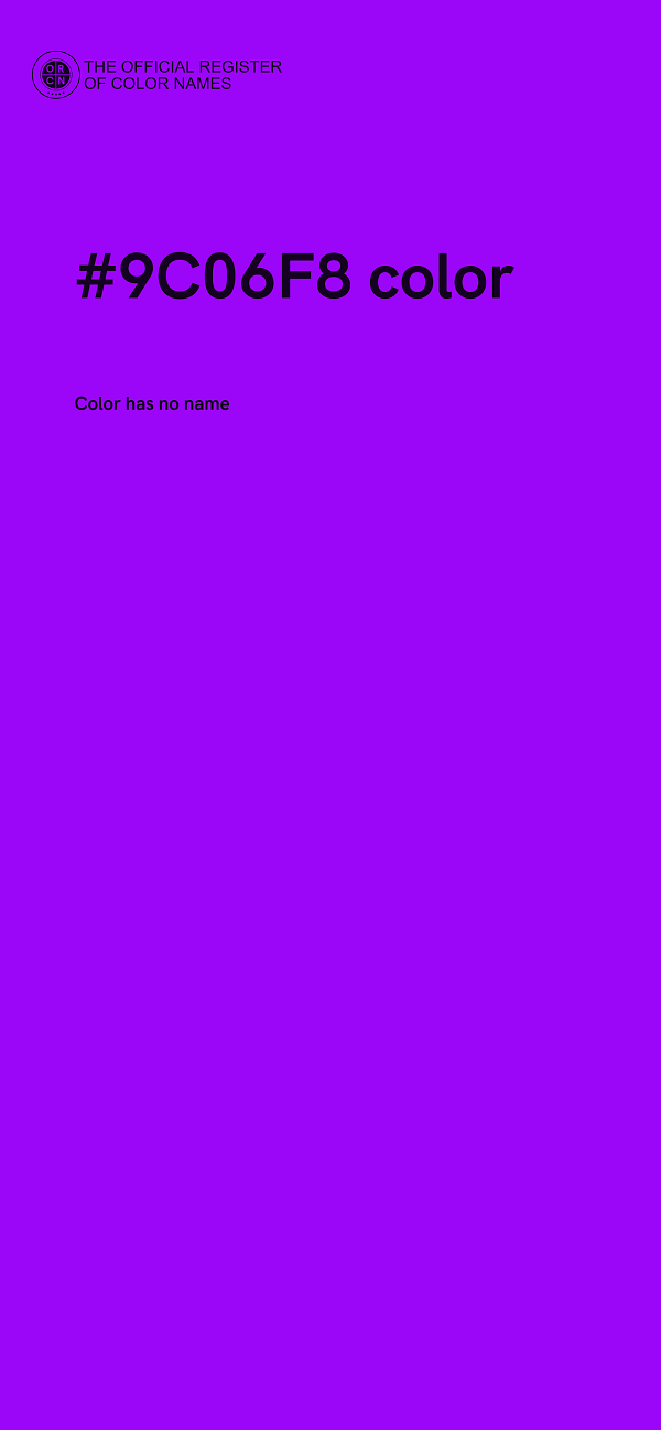 #9C06F8 color image