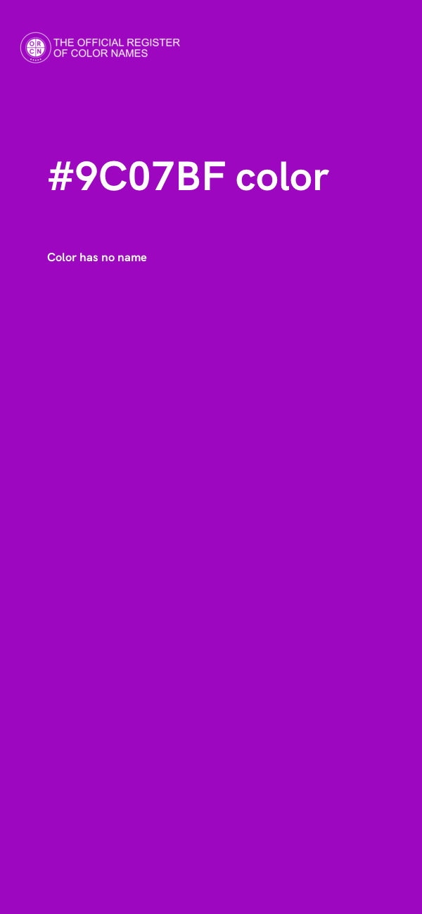 #9C07BF color image